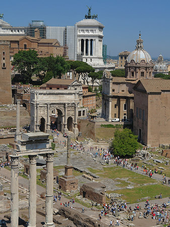 Fotos Blick auf das Forum Romanum | Rom