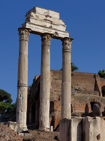 Foto Säulen am Dioskurentempel