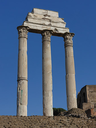 Foto Säulen am Dioskurentempel - Rom