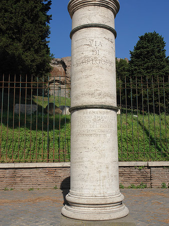 Säule mit Straßennamen
