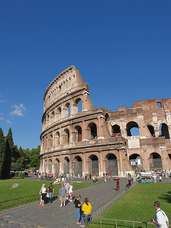 Kolosseum mit Wiese Foto 
