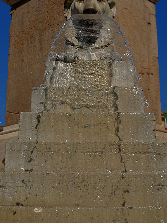 Foto Obelisk und Löwenbrunnen - Rom