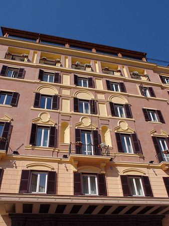 Gebäude an der Spanischen Treppe Foto 