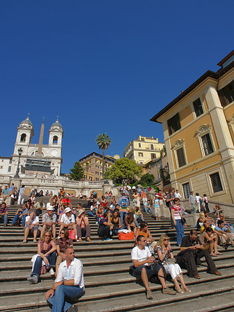 Fotos Treppe mit Kirche | Rom