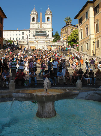 Fotos Treppe mit Kirche | Rom
