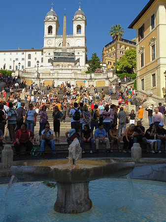 Fotos Treppe mit Kirche | Rom