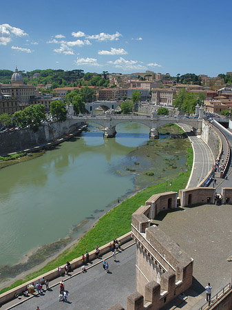 Foto Tiber vor der Engelsburg - Rom