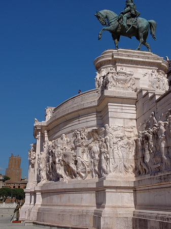 Foto Bronzestatue von Victor Emmanuel - Rom