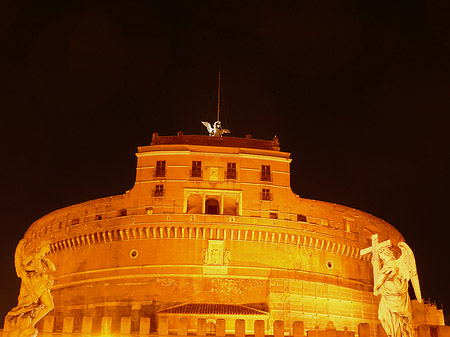 Foto Engelsburg bei Nacht