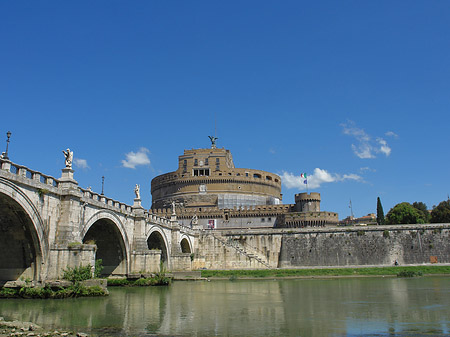 Blick vom Ufer Fotos