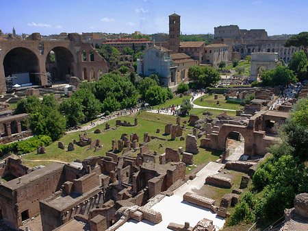 Fotos Blick auf das Forum Romanum