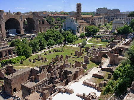 Fotos Blick auf das Forum Romanum | Rom