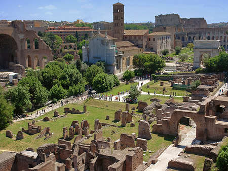 Fotos Blick auf das Forum Romanum