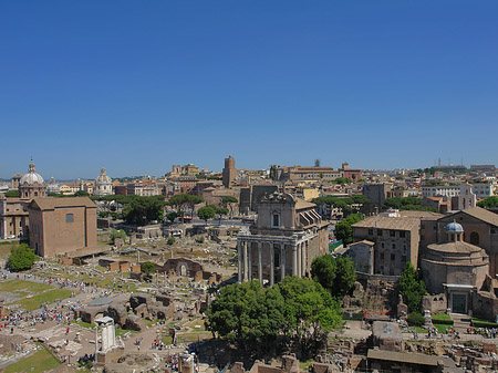 Fotos Blick auf das Forum Romanum