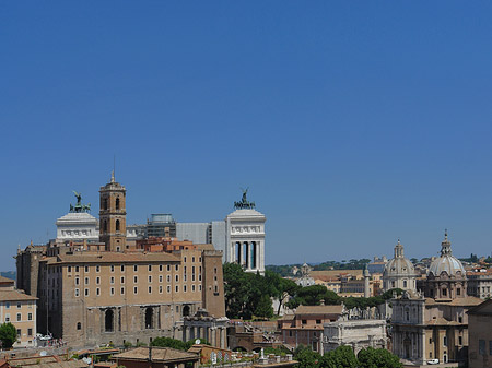 Blick auf das Forum Romanum Fotos