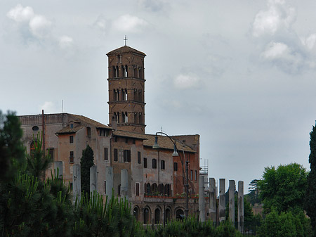 Blick zur Santa Maria in Cosmedin Fotos