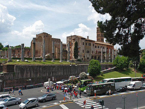 Tempel der Venus mit Straße