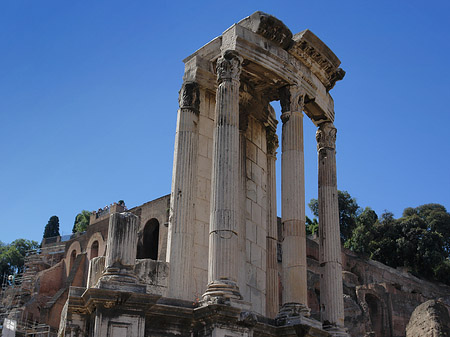 Tempel der Vesta Fotos
