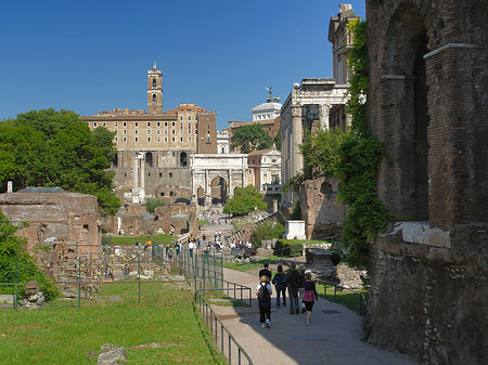 Weg ins Forum Romanum