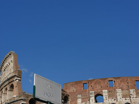 Foto Fassade des Kolosseums - Rom