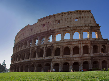 Wiese vor dem Kolosseum Fotos