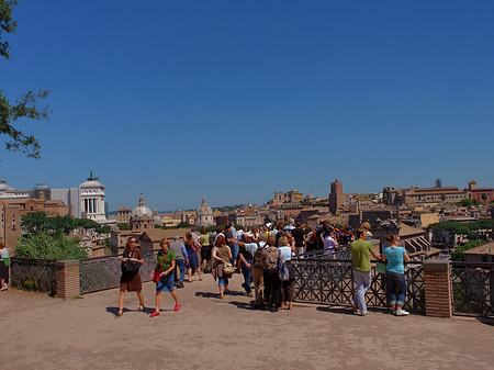 Foto Menschen am Forum Romanum - Rom