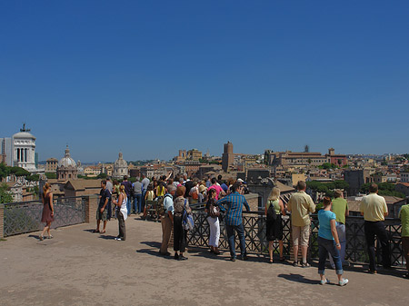 Foto Menschen am Forum Romanum - Rom