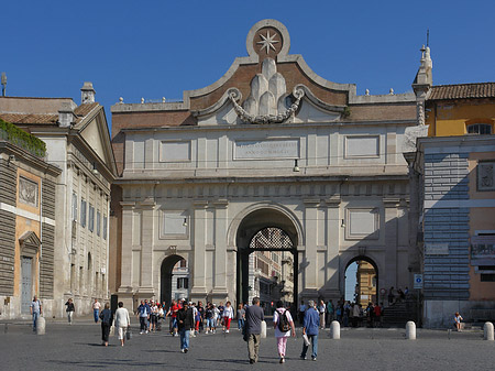 Foto Porta del Popolo mit Piazza - Rom