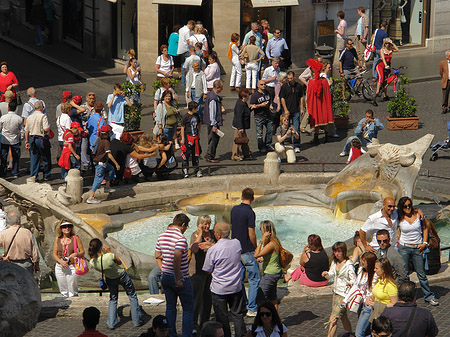 Foto Barcaccia Brunnen - Rom