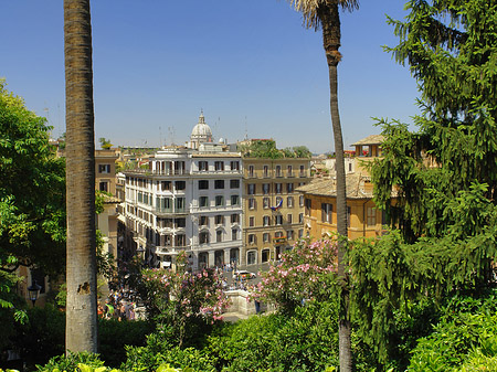 Gebäude an der Spanischen Treppe Foto 