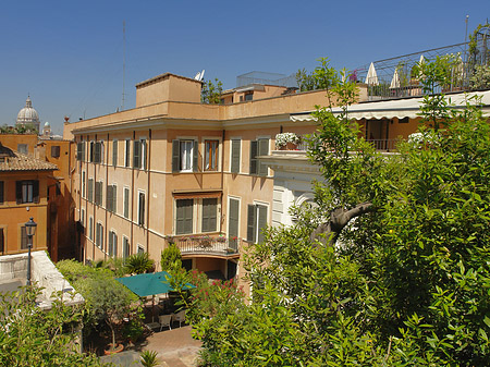 Foto Gebäude an der Spanischen Treppe - Rom