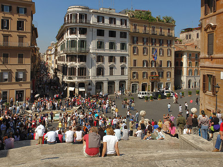 Menschen an der Treppe Fotos
