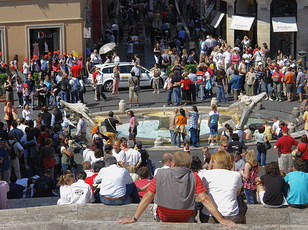 Foto Menschen an der Treppe - Rom