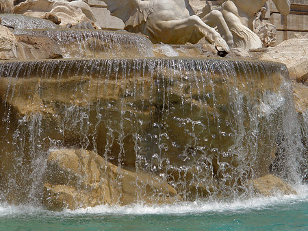 Foto Details am Trevibrunnen - Rom