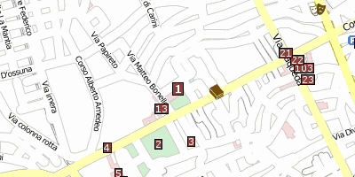 Kathedrale von Palermo Sizilien Stadtplan